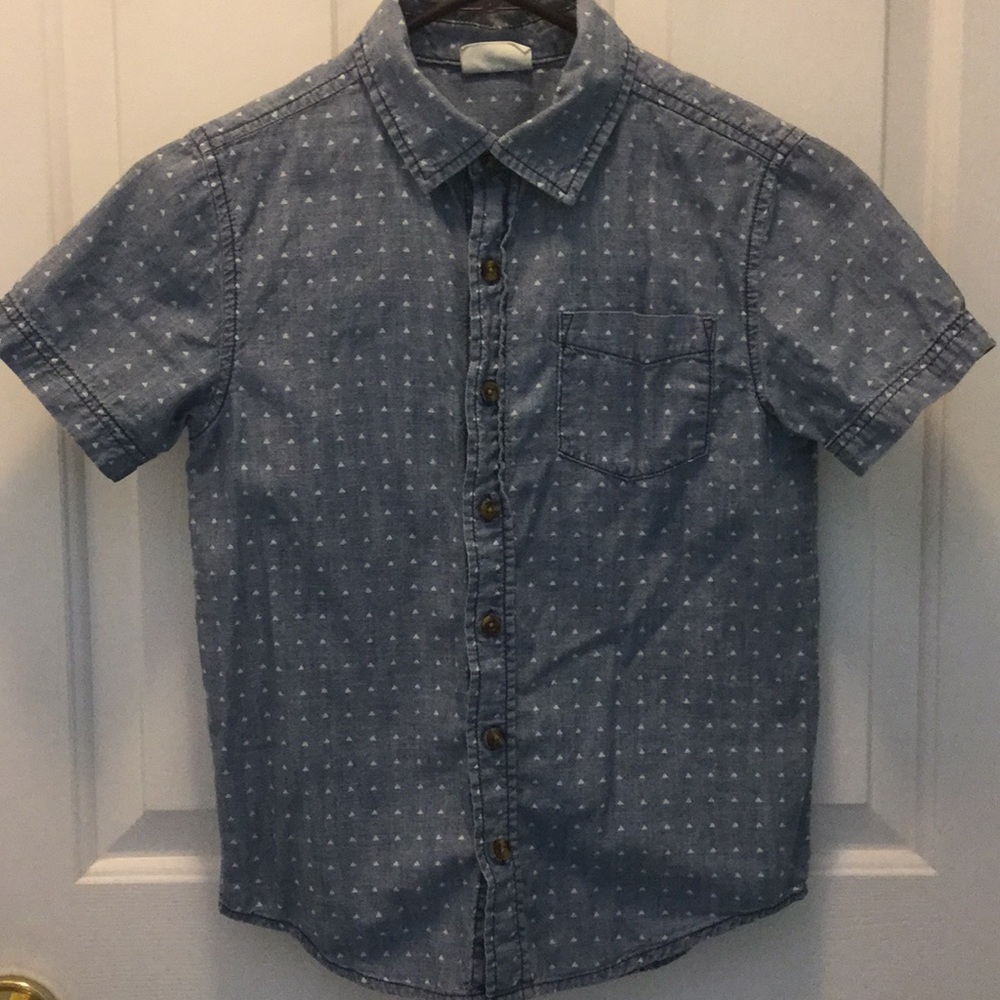 Crazy 8 washed out jean shirt 👕